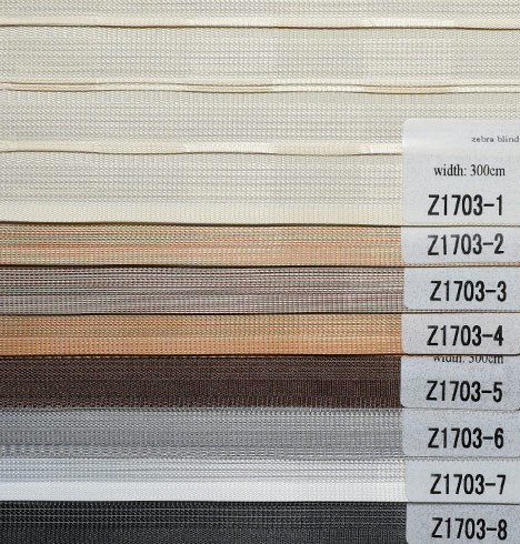 Designed Colors Customized Zebra Blind Fabric (Z1703)