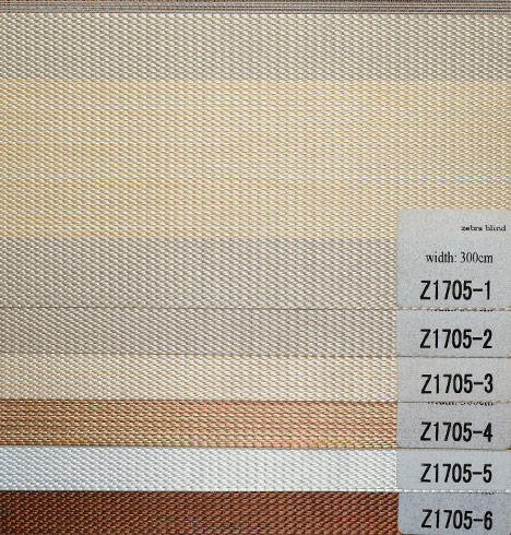 Designed Colors Customized Zebra Blind Fabric(Z1705)
