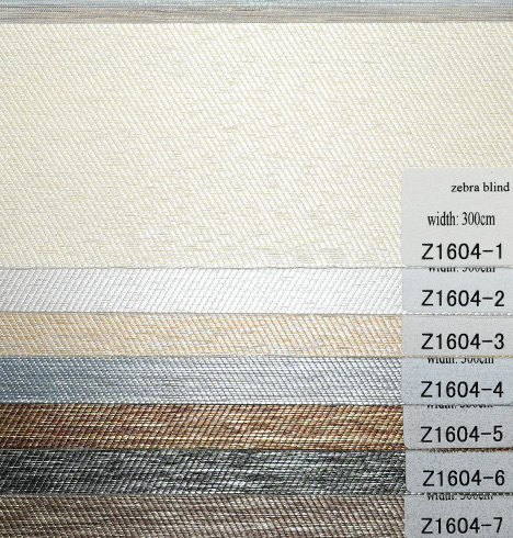 Indoor Zebra Roller Blinds For Bedroom Shade (Z1604)