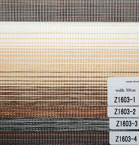 Electric Window Curtain Zebra Blinds Fabric (Z1603)