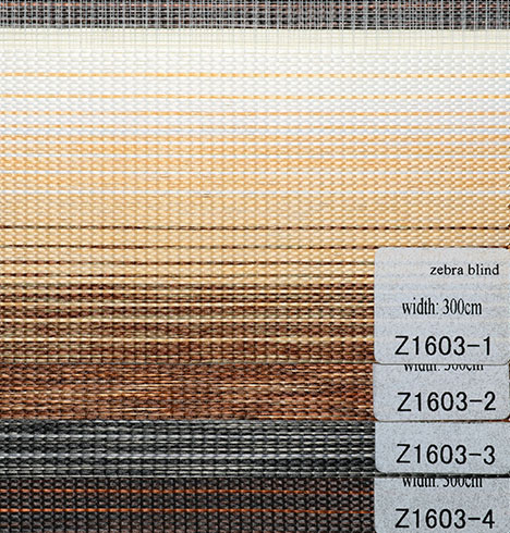 Customized Zebra Jacquard Roller Blind Blackout Fabric